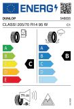 205/70R14 95W TL Dunlop Sport Classic